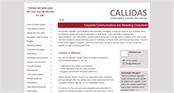 Desktop Screenshot of callidas.com